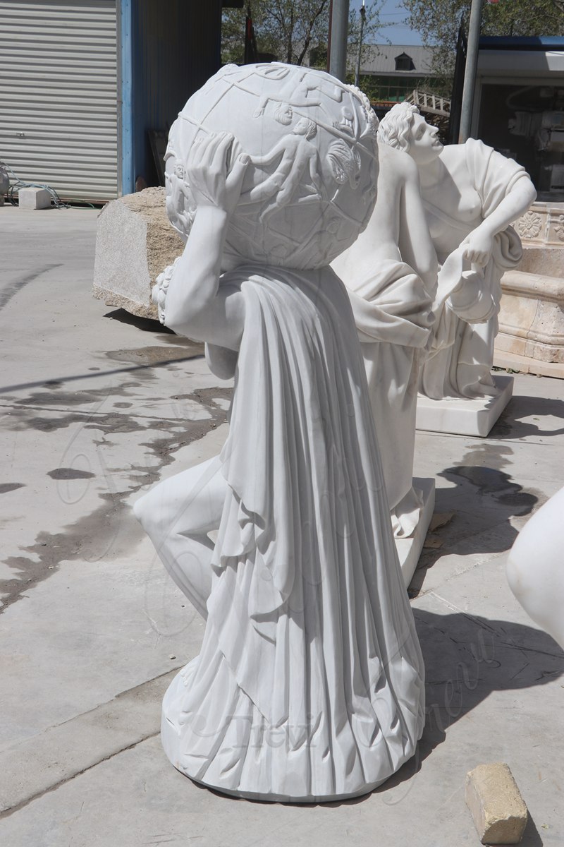Marble Farnese Atlas Sculpture 5