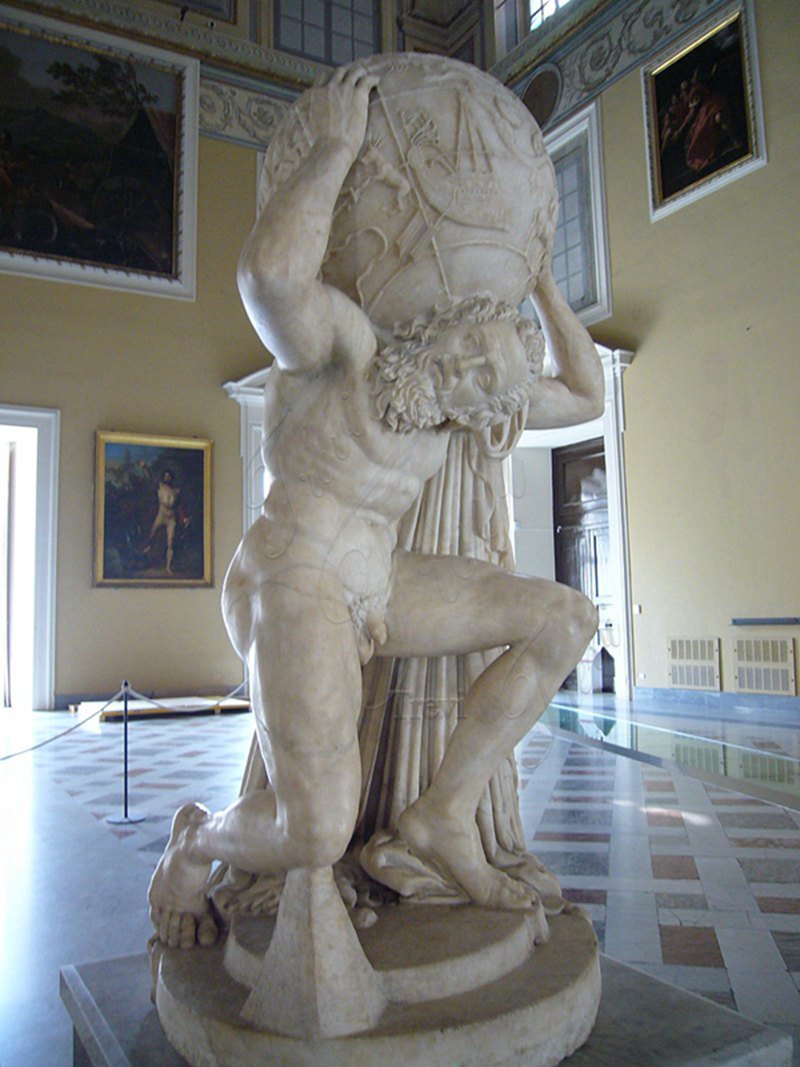 Trevi’s Marble Atlas Statue Replica 5