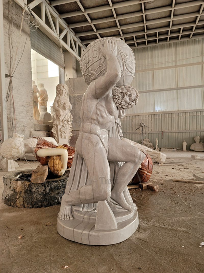 Trevi’s Marble Atlas Statue Replica 6