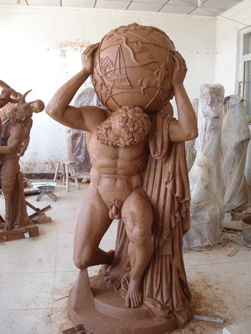 Trevi’s Marble Atlas Statue Replica 9