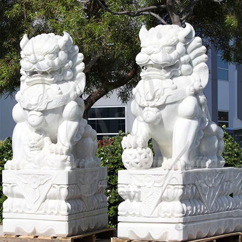 Stone carving Front Door Life-Size Pair Marble Lion Statue - China  Escultura em mármore e escultura em pedra preço