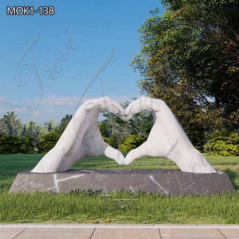 Large Marble Hand Heart Sculpture Factory Supplier MOK1-138 - Trevi Marble  Sculpture