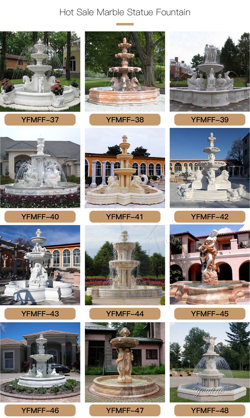 modern marble fountain angel designs for sale 5