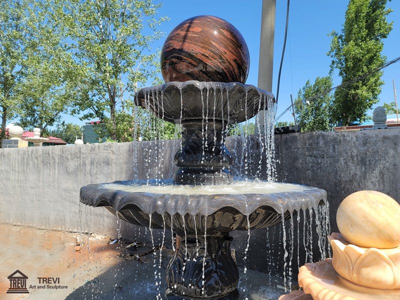 marble ball fountain