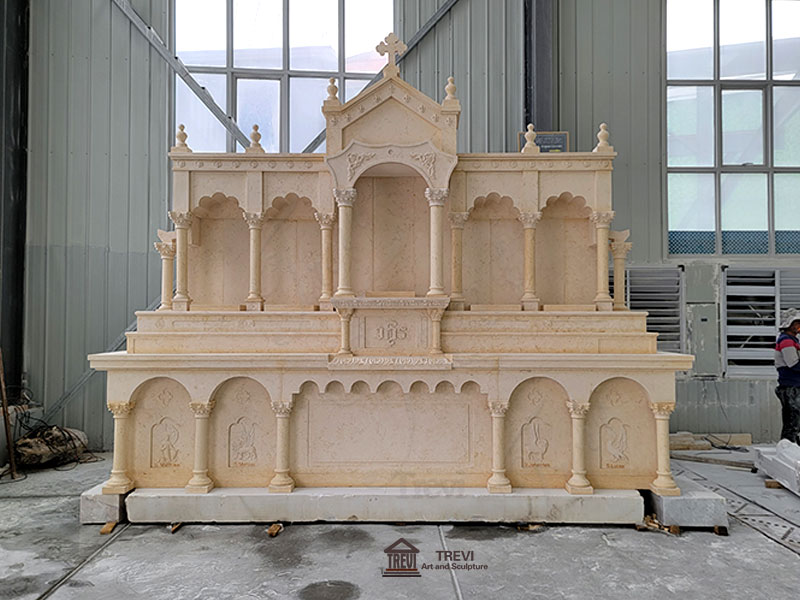 beige church tabernacle