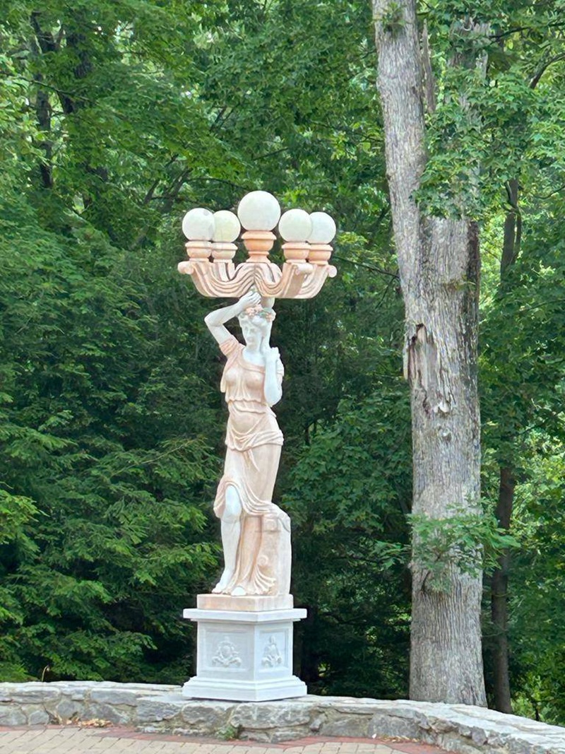 marble greek statue lamp feedback