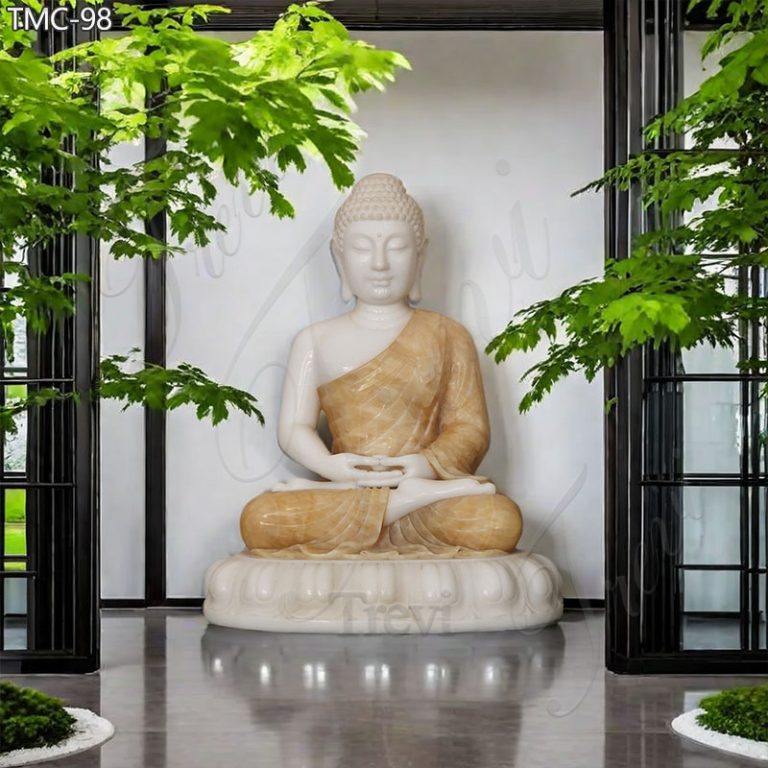 high quality marble buddha statue for indoor decor