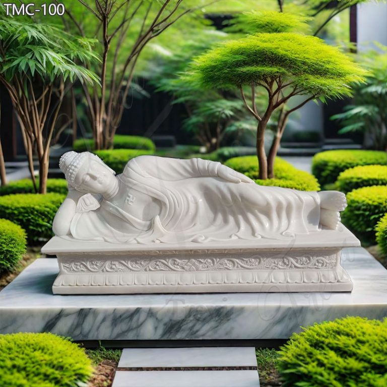 life size sleeping buddha sculpture for garden