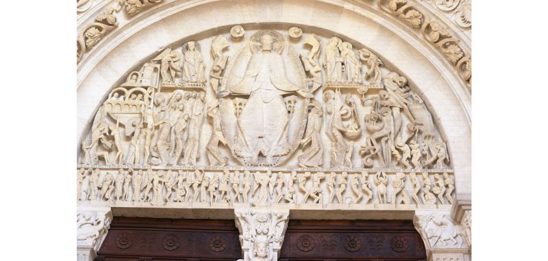 the last judgment, saint lazare cathedral