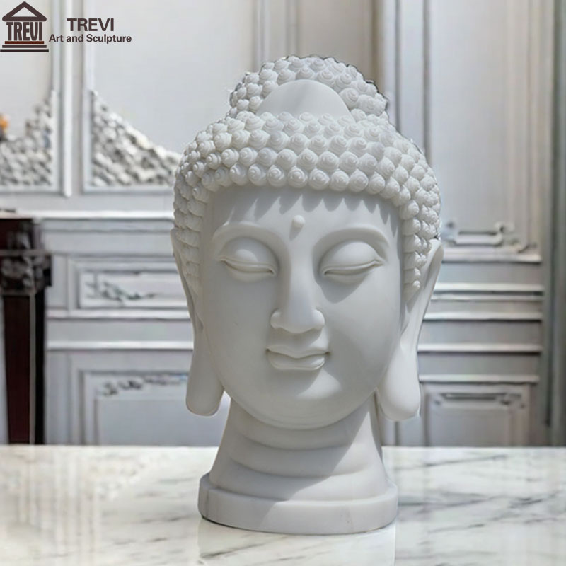 white marble buddha head bust feedback