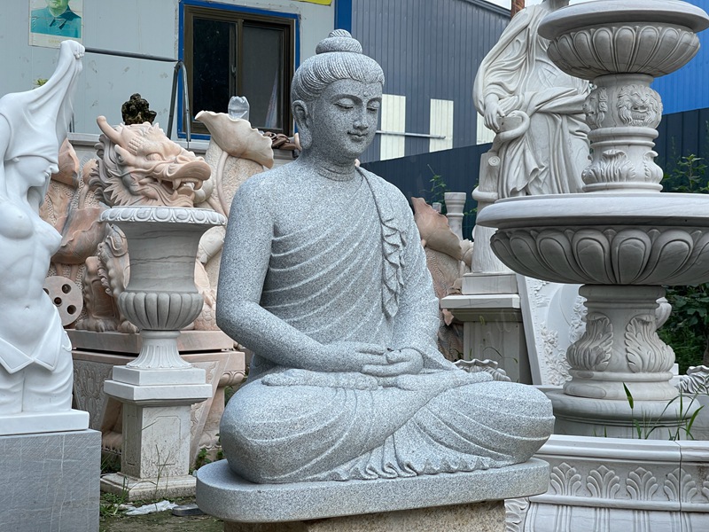 stone buddha statue