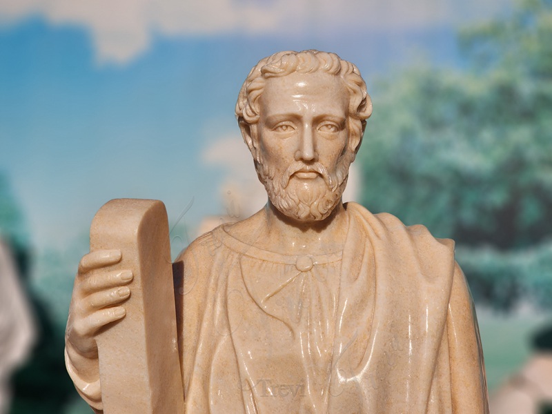 life size saint andrew statue details