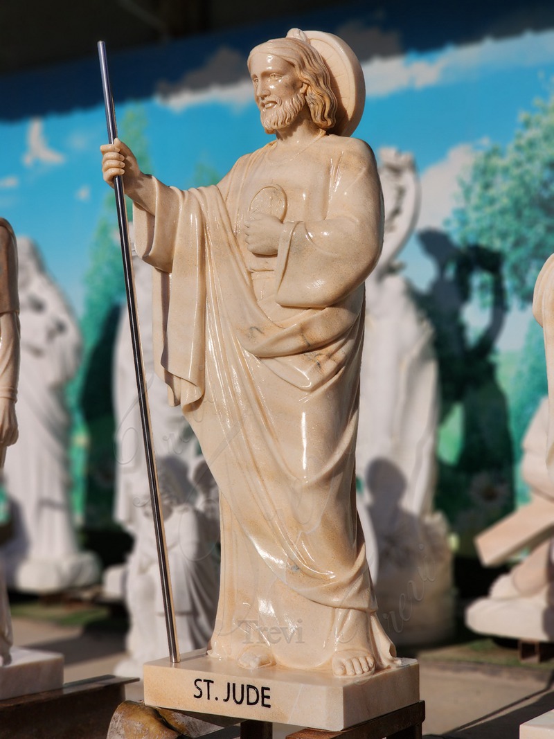 marble saint jude outdoor statues