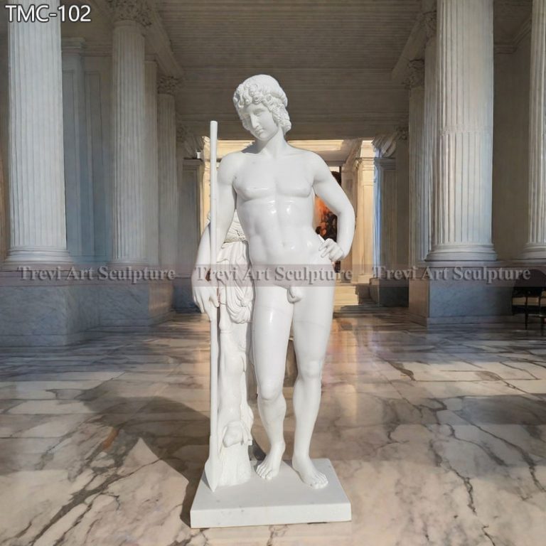 marble nude male sculpture contemporary decor