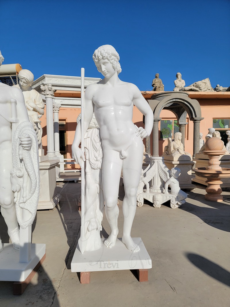 marble nude male sculpture