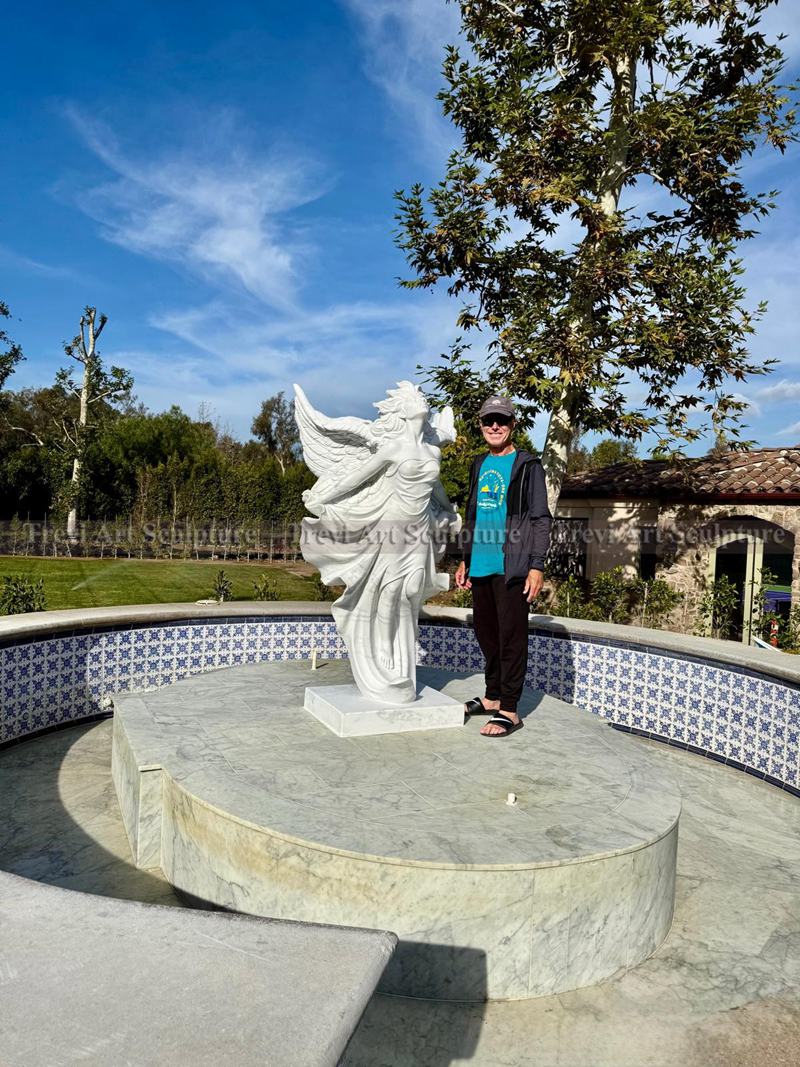 feedback of flying angel statue from American customers