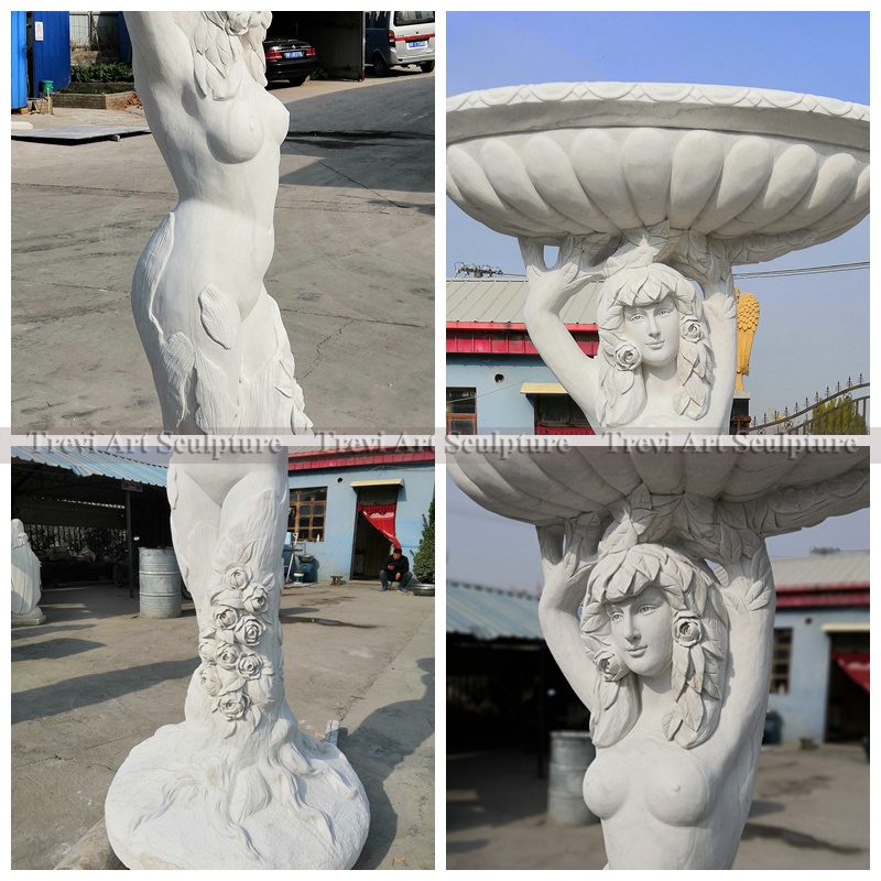 goddess garden statue details