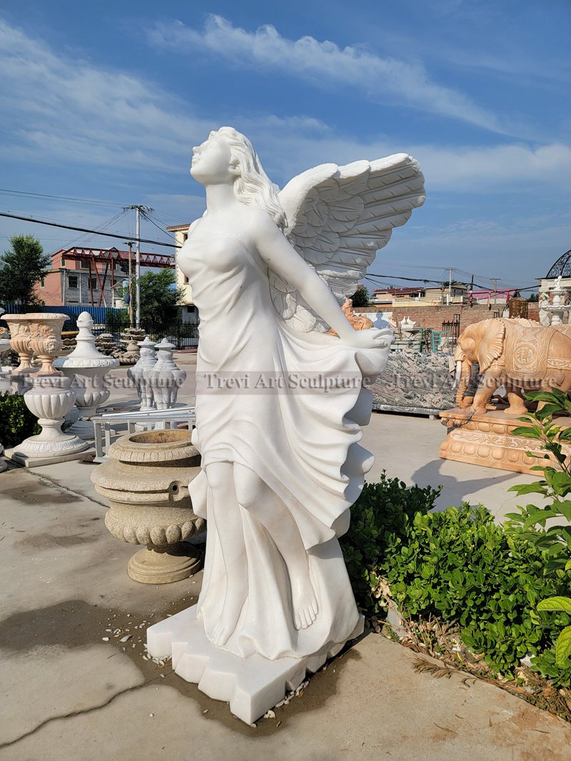 flying angel statue