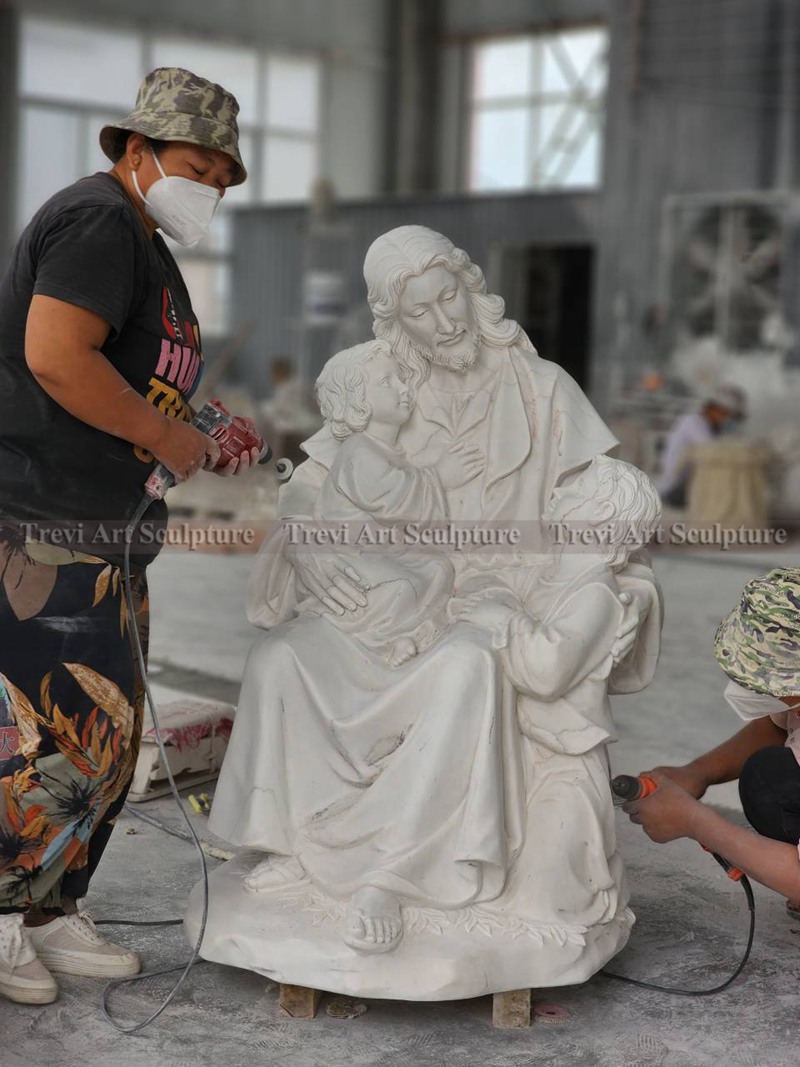 marble statue carving