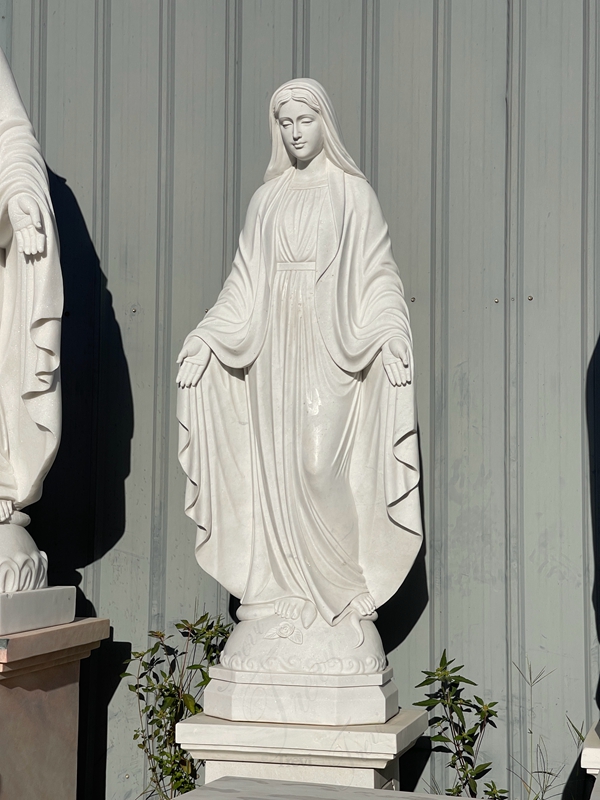 classical blessed virgin statue