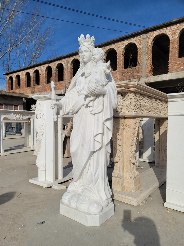 our lady of madonna and child statue